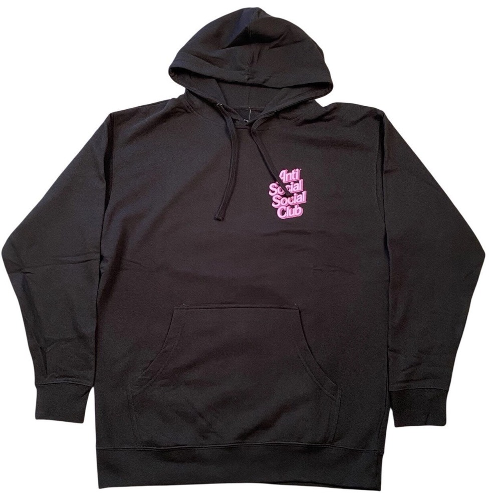 Anti Social Social Club Claudia Schiffer Hoodie Barbie Logo Mens Small NEW
